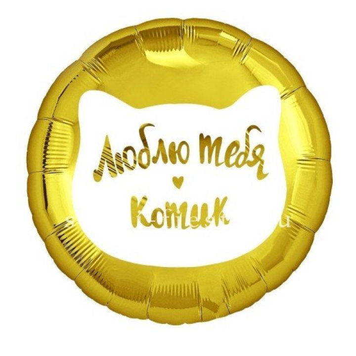 Фольгированный шар "Люблю тебя, Котик" в Нижнем Тагиле