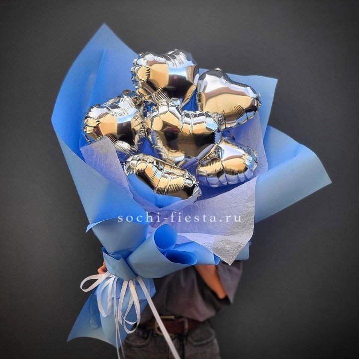 Букет из шаров сердец  №2 в Нижнем Тагиле