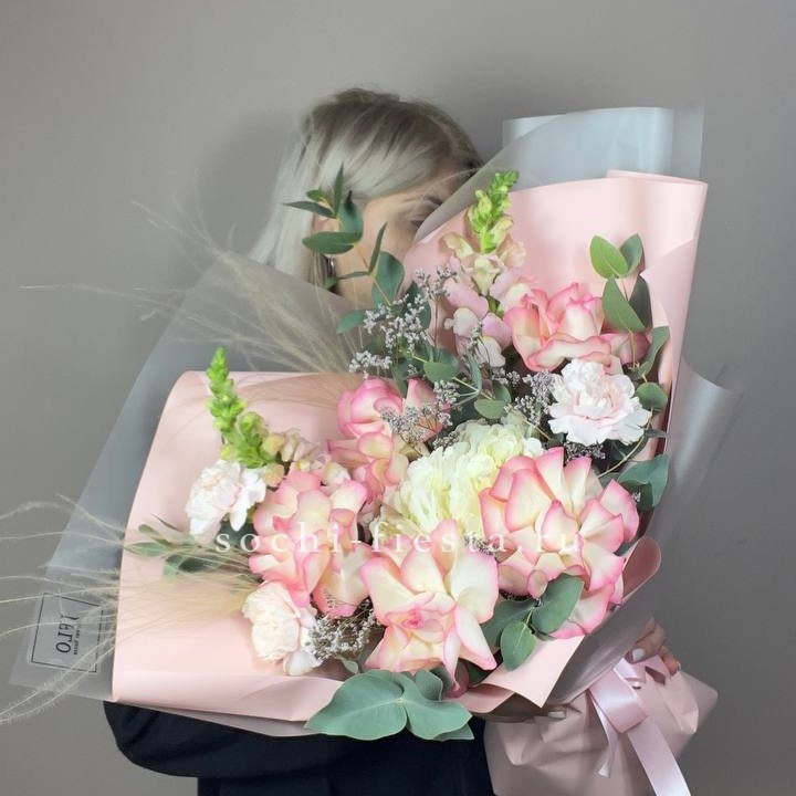  Букет  "Закат для неё" в Нижнем Тагиле