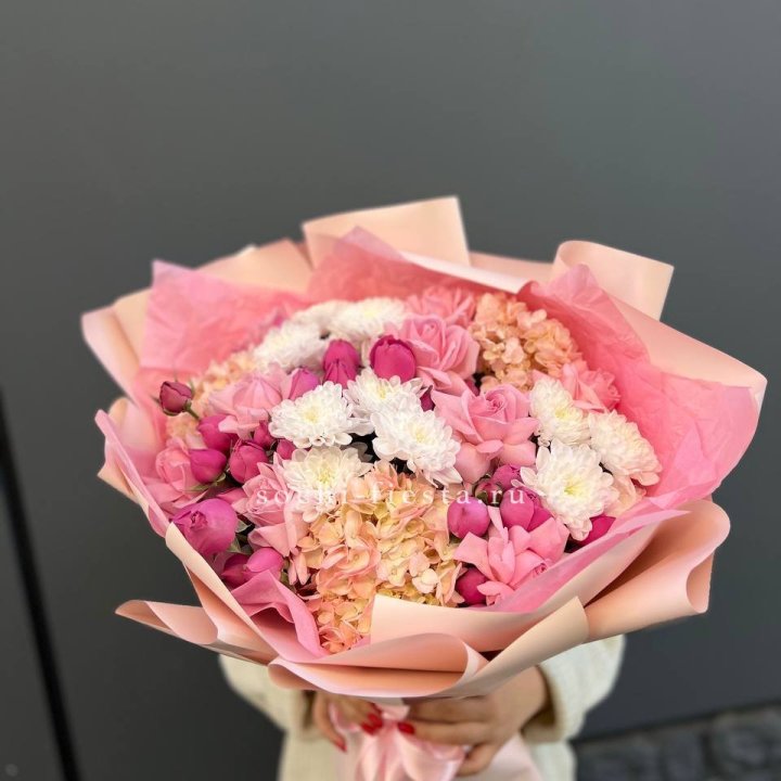 Букет "Нежное послание" в Нижнем Тагиле