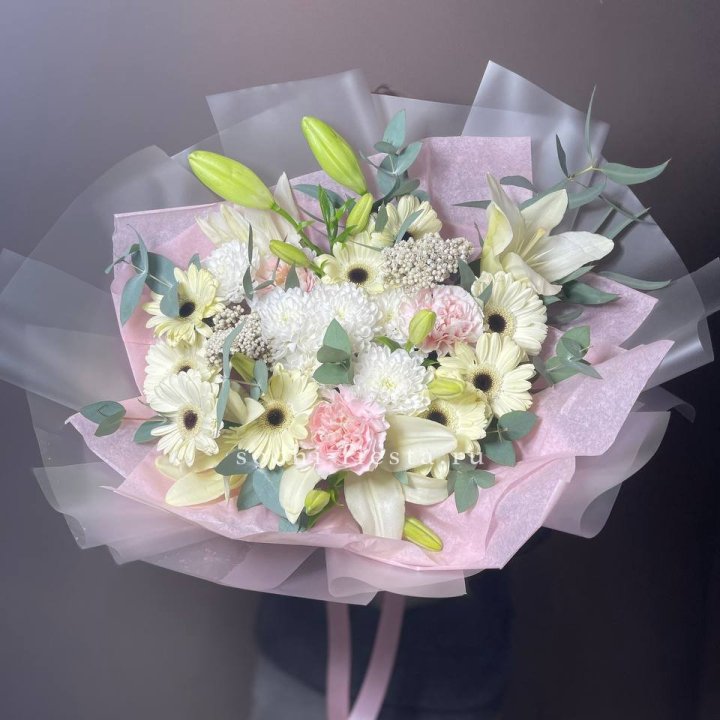 Букет "Нежная савана" в Нижнем Тагиле