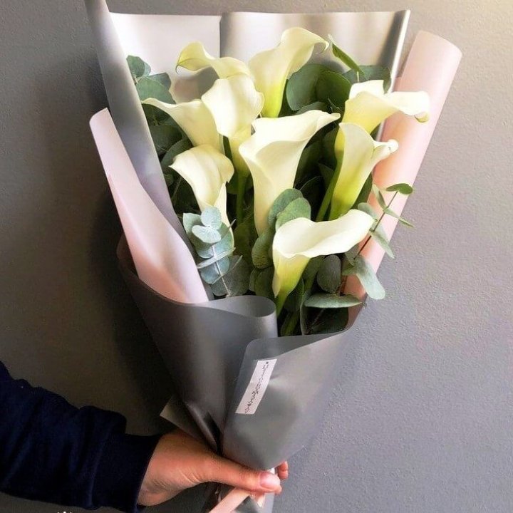 Каллы с эвкалиптом в Нижнем Тагиле