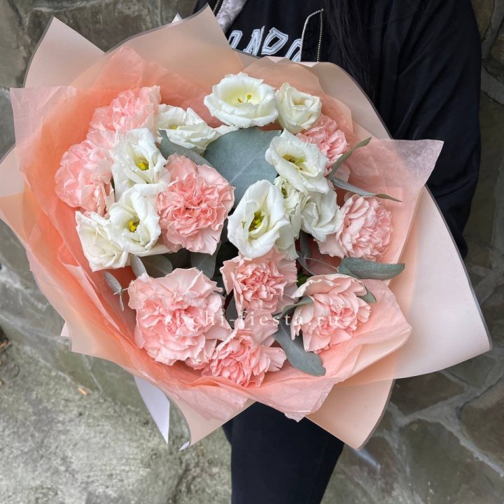  Букет диантусов "Пич" в Нижнем Тагиле