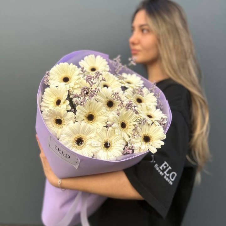 Букет голландских гербер "Лавандер" в Нижнем Тагиле