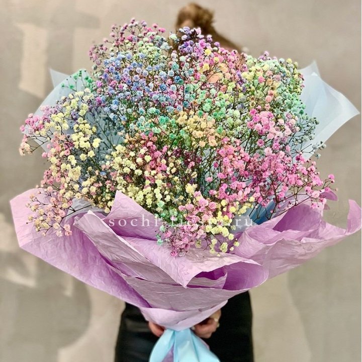 Радужные гипсофилы №2 в Нижнем Тагиле