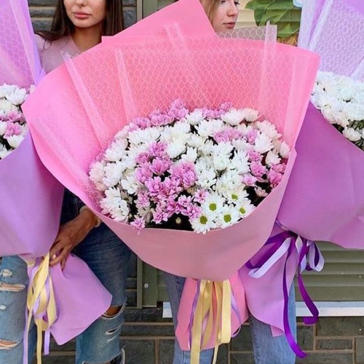 Букет хризантем №3 в Нижнем Тагиле