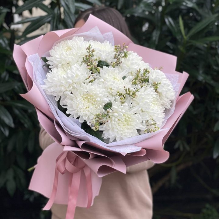 Букет хризантем №1 в Нижнем Тагиле