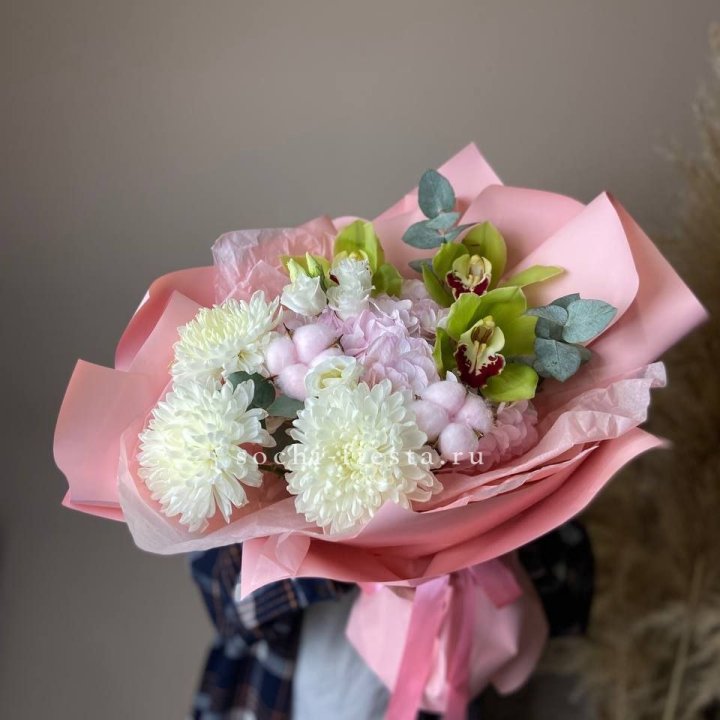  Букет с орхидеями "Вита" в Нижнем Тагиле