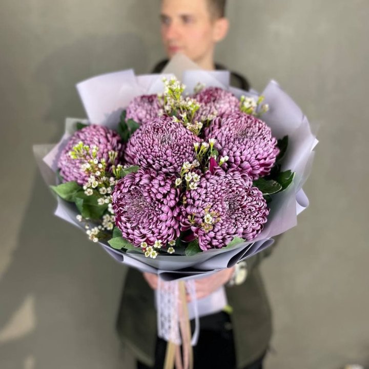 Букет хризантем "Палермо" в Нижнем Тагиле