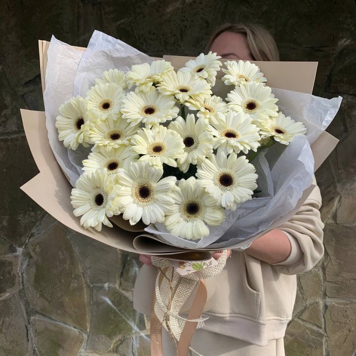 Букет голландских гербер "Шейн"" в Нижнем Тагиле