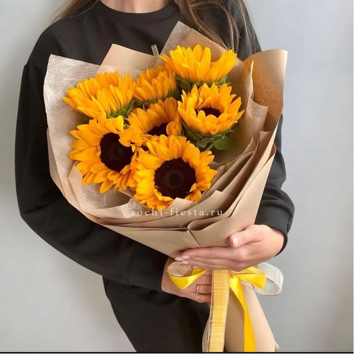 Букет из подсолнухов в Нижнем Тагиле