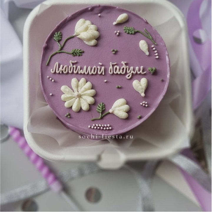 Бенто-торт "Любимой бабуле" в Нижнем Тагиле