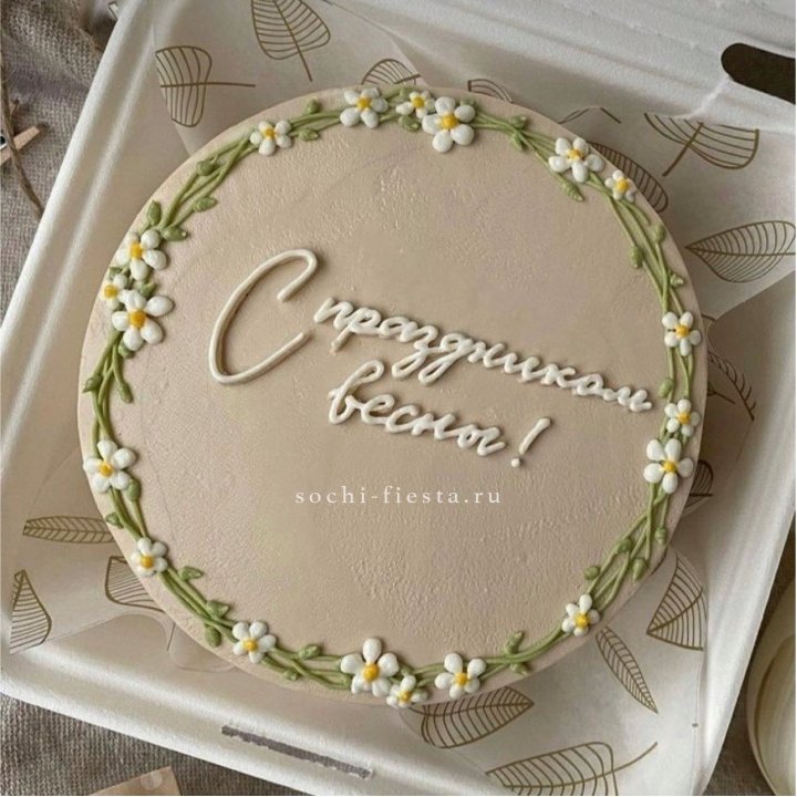 Бенто-торт "C праздником весны!"  в Нижнем Тагиле