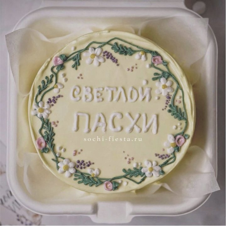 Бенто-торт "Светлой Пасхи" 2 в Нижнем Тагиле