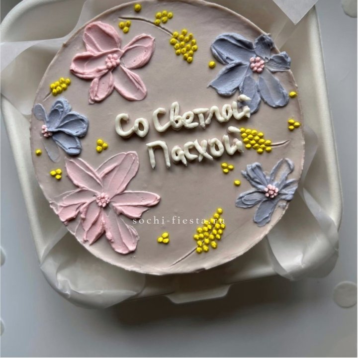 Бенто-торт "Светлой Пасхи" 3 в Нижнем Тагиле