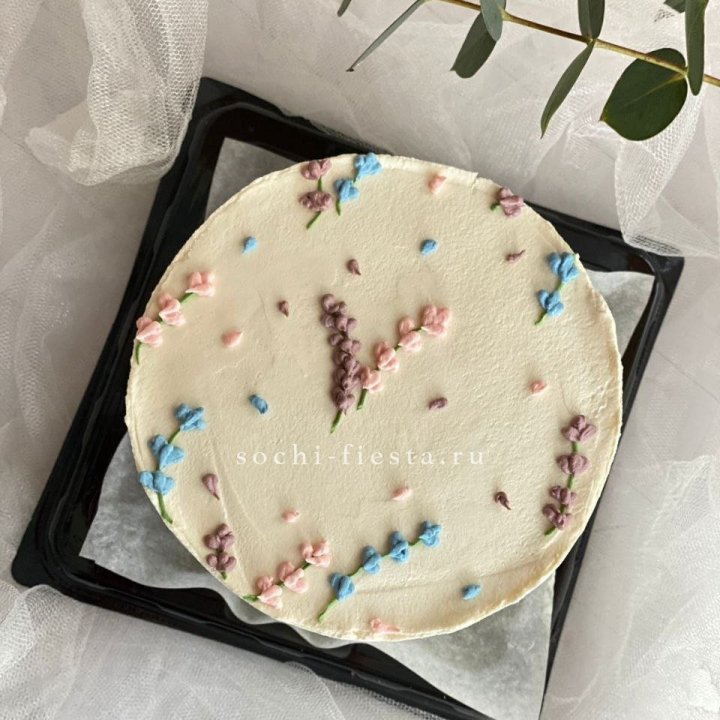 Бенто-торт "Лаванда" в Нижнем Тагиле