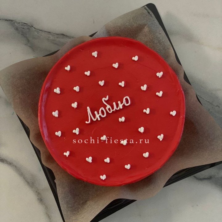 Бенто-торт "Люблю" в Нижнем Тагиле