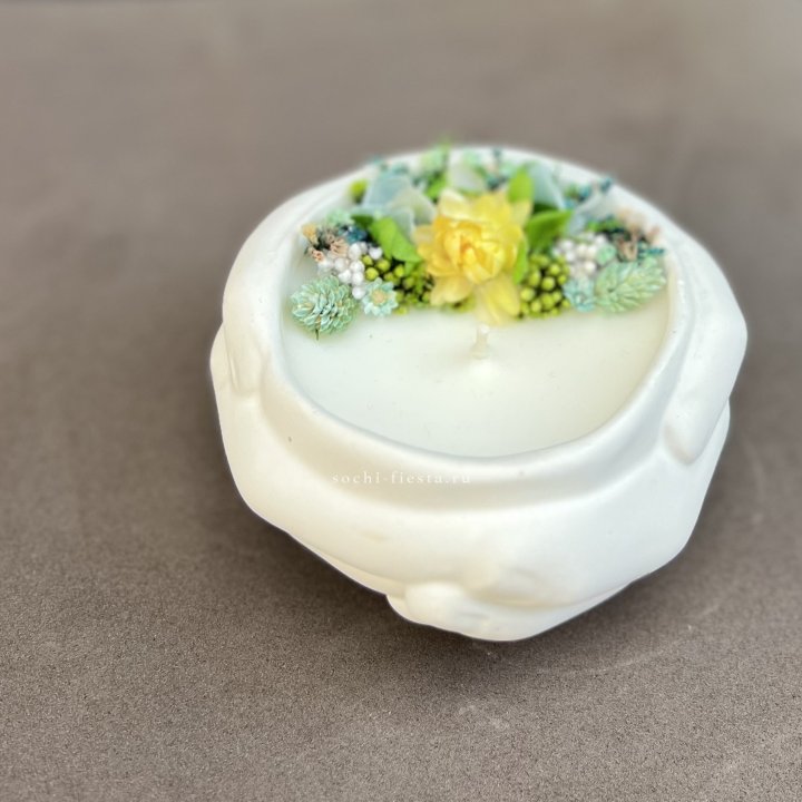 Свеча ароматическая в гипсе Руки в Нижнем Тагиле