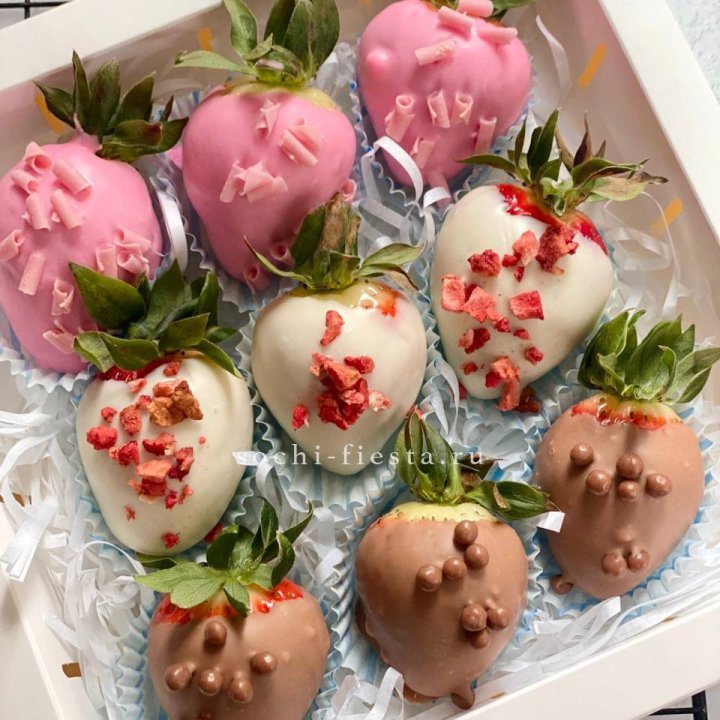 Клубника в шоколаде 9 ягод в Нижнем Тагиле