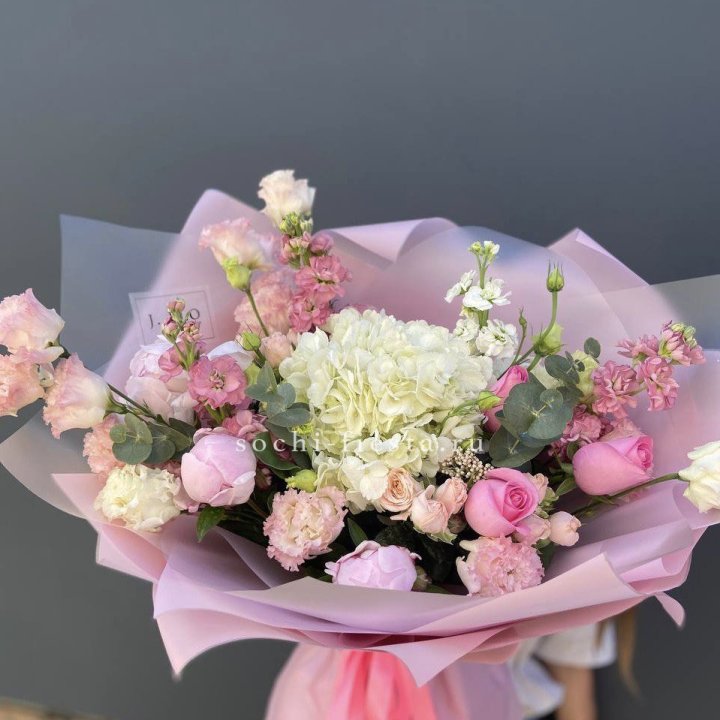 Дизайнерский букет "Фламинго" в Нижнем Тагиле