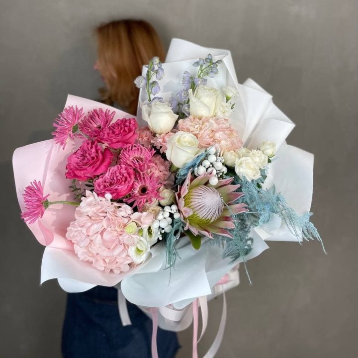 Дизайнерский букет "Фантастик" в Нижнем Тагиле