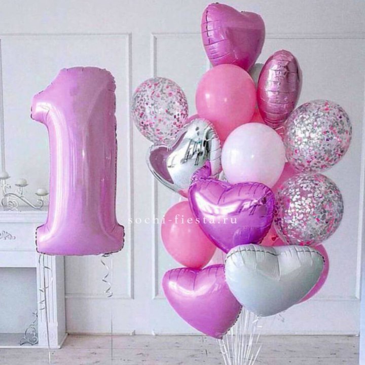 Набор шаров "С днем рождения" в Нижнем Тагиле
