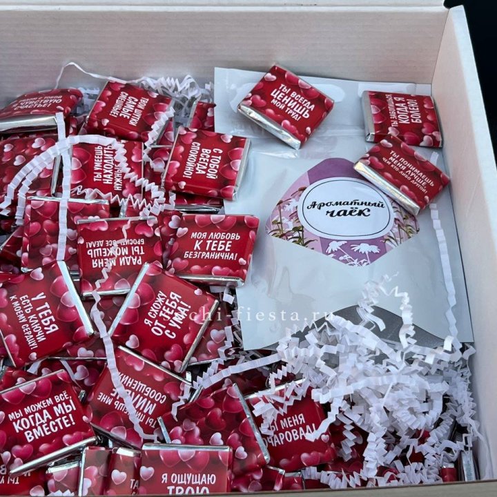 Набор Шоколад и Чай "101 причина любви" в Нижнем Тагиле