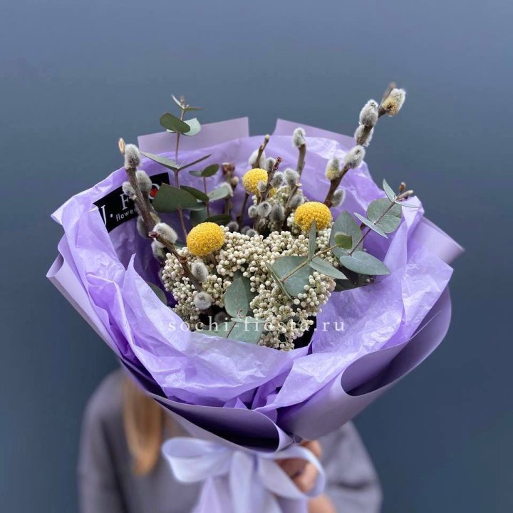 Букет с Вербой №1 в Нижнем Тагиле