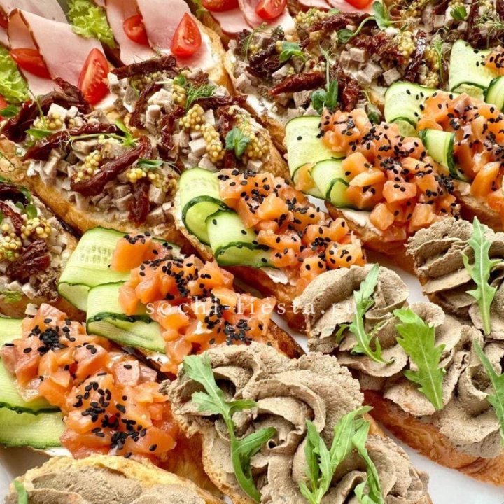Брускетта "4 вкуса иксель" в Нижнем Тагиле