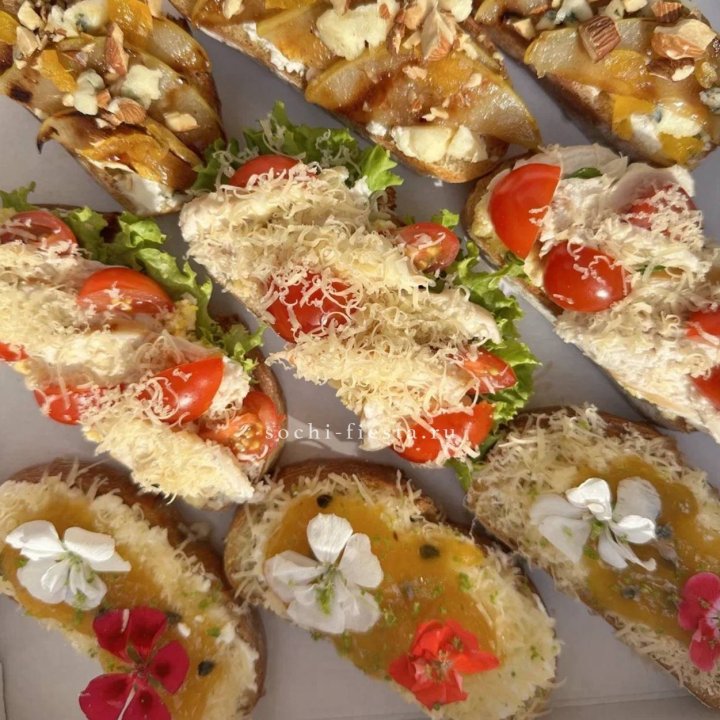 Брускетта «3 вкуса» в Нижнем Тагиле