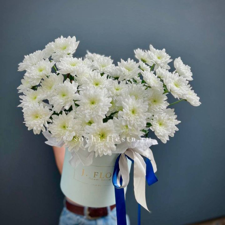 Коробка с хризантемами №3 в Нижнем Тагиле