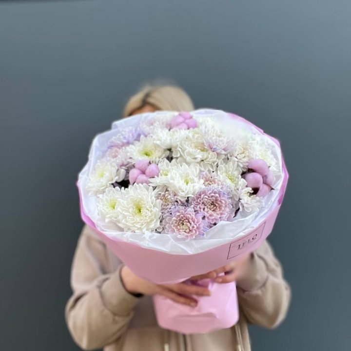 7 нежных хризантем в Нижнем Тагиле