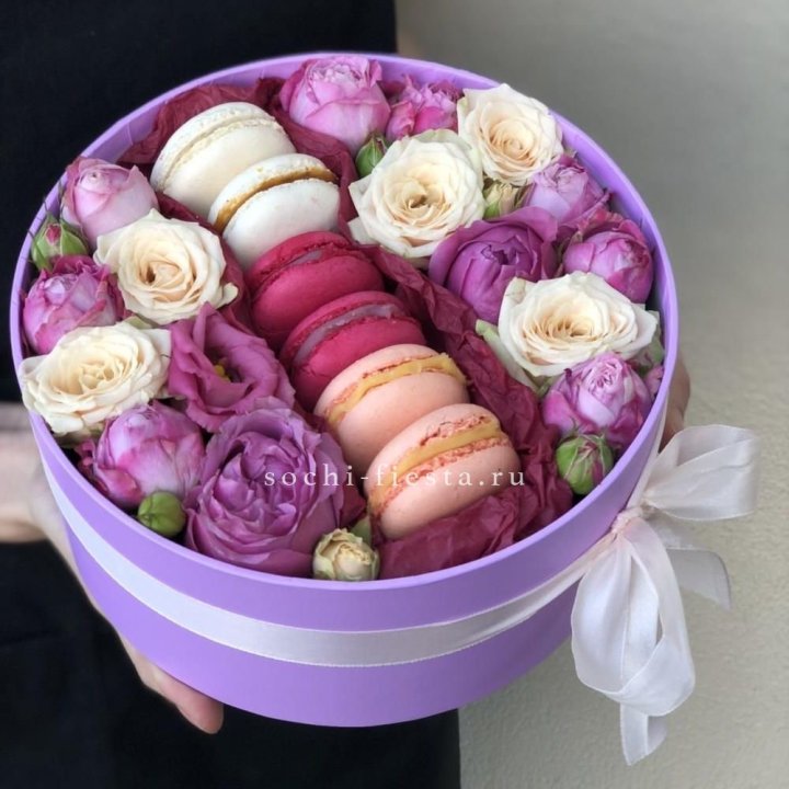 Цветочный бокс "Лаванди" в Нижнем Тагиле