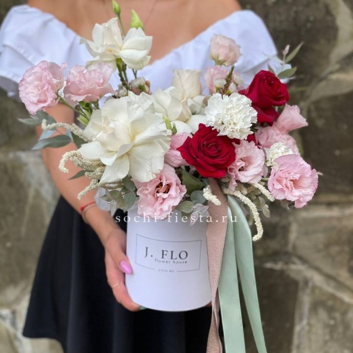 Цветочный бокс Mini №3 в Нижнем Тагиле