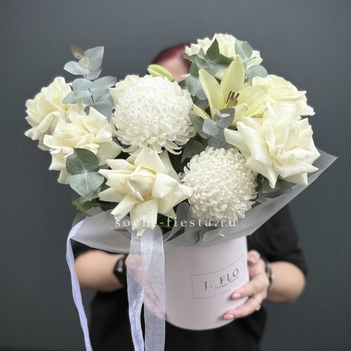 Цветы в шляпной коробке  в Нижнем Тагиле