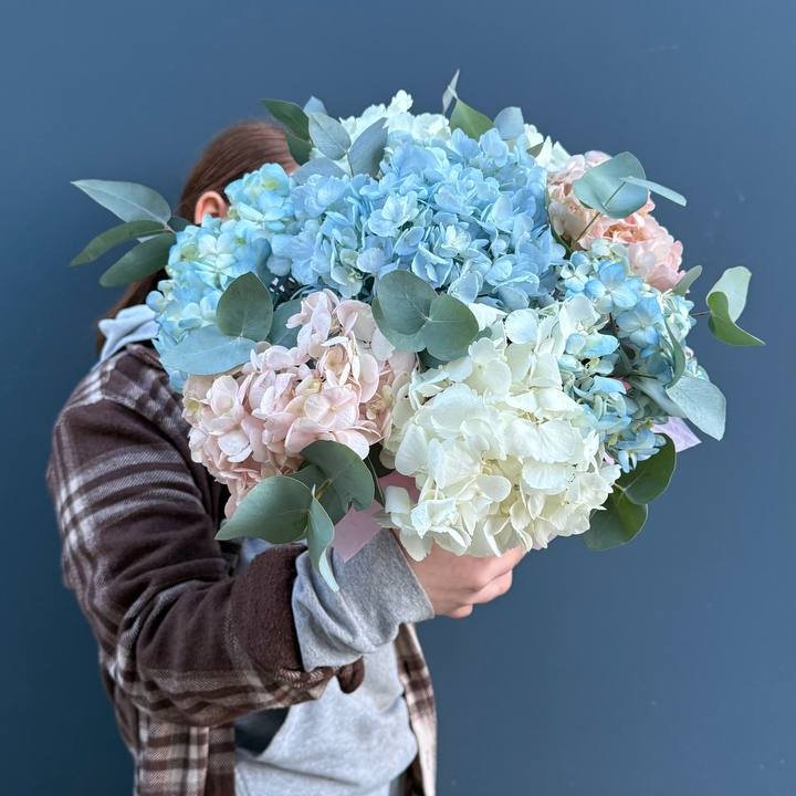 Гортензии в коробочке в Нижнем Тагиле