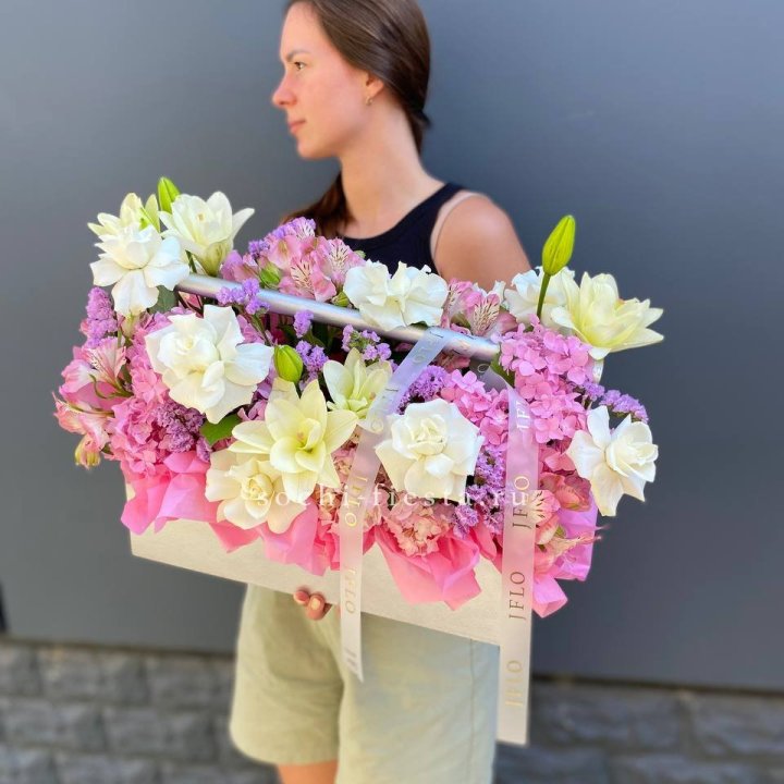 Большой бокс розовый в Нижнем Тагиле