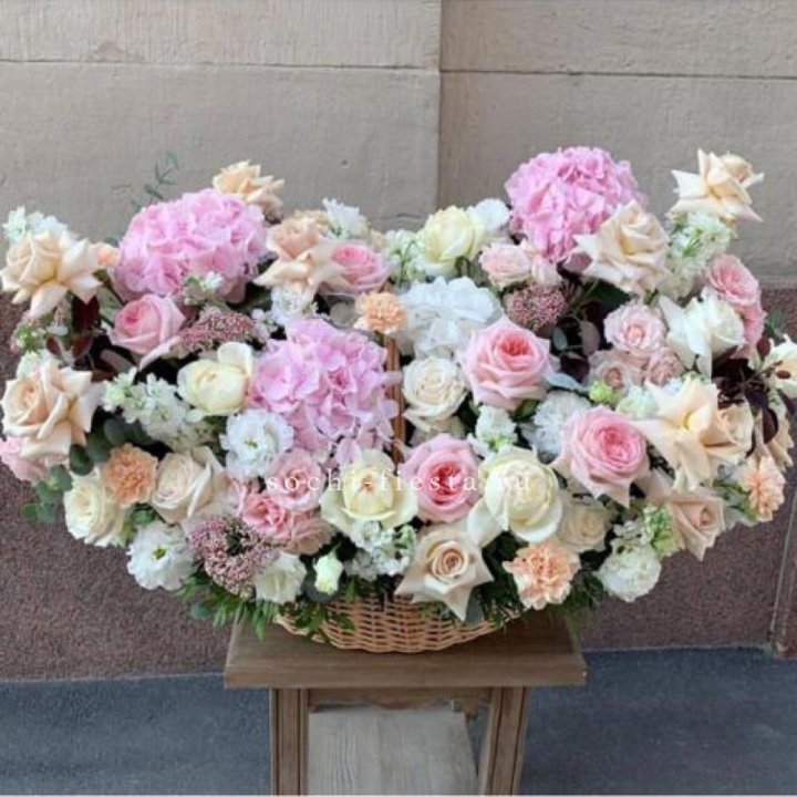 Цветочная корзина макси N2 в Нижнем Тагиле