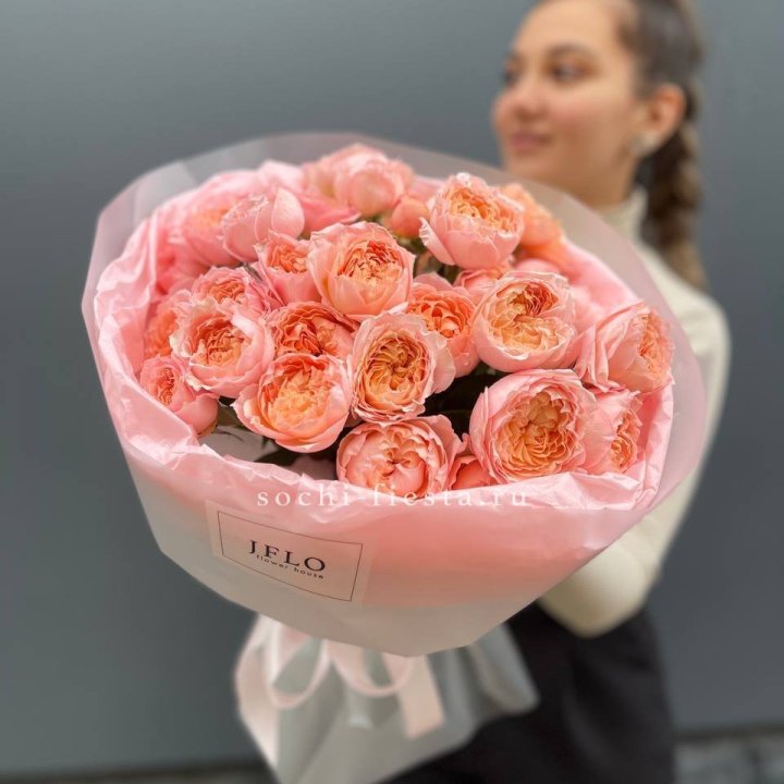 Букет из пионовидных роз Джульетта в Нижнем Тагиле