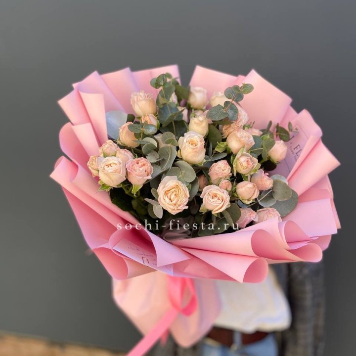 Букет пионовидных роз Cute Love в Нижнем Тагиле