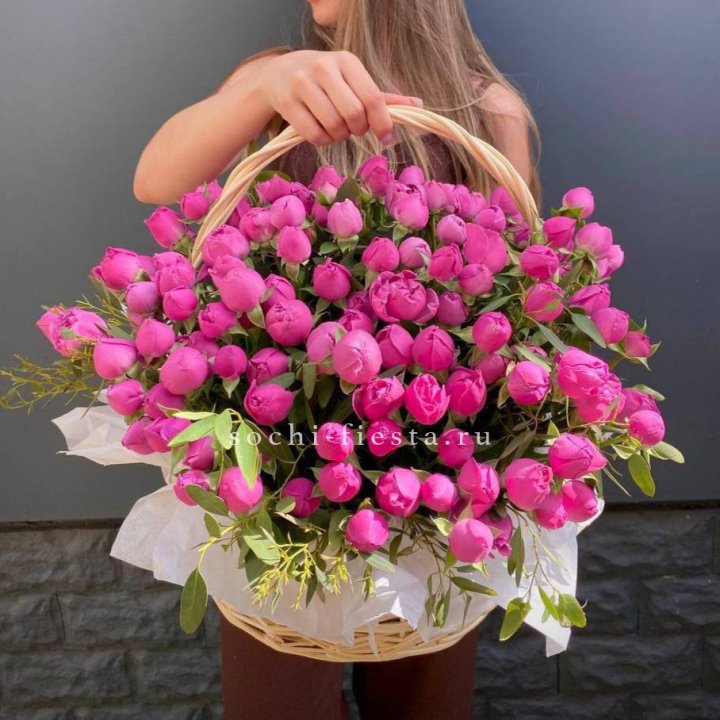 51 мисти баблс в корзине с доставкой в Нижнем Тагиле