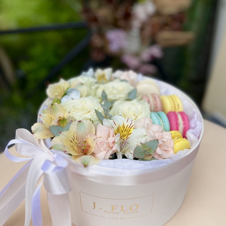 Цветочный бокс "Ника" в Нижнем Тагиле