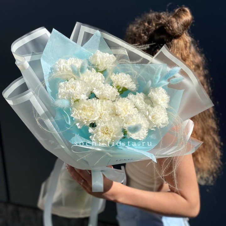 Воздушный букет из диантусов  в Нижнем Тагиле