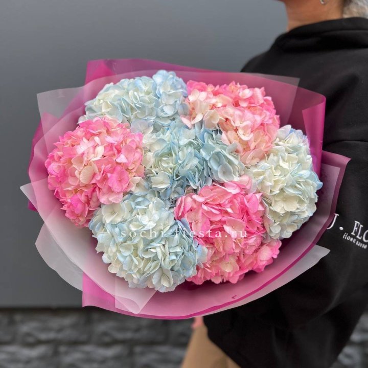 Букет гортензий "Тоника №2" в Нижнем Тагиле