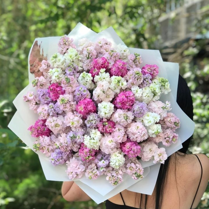 Букет ароматной маттиоллы №3 в Нижнем Тагиле