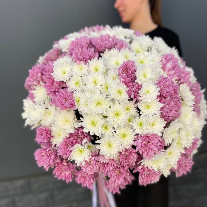  Букет 25 хризантем микс в Нижнем Тагиле