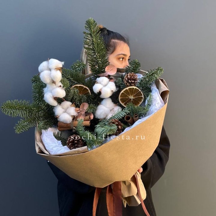 Зимний букет с нобилисом в Нижнем Тагиле