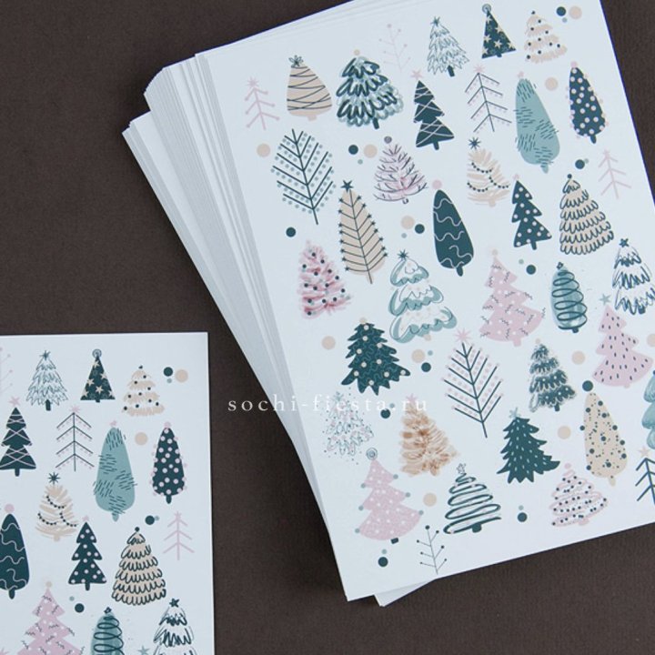 Открытка к букету "Елки" в Нижнем Тагиле