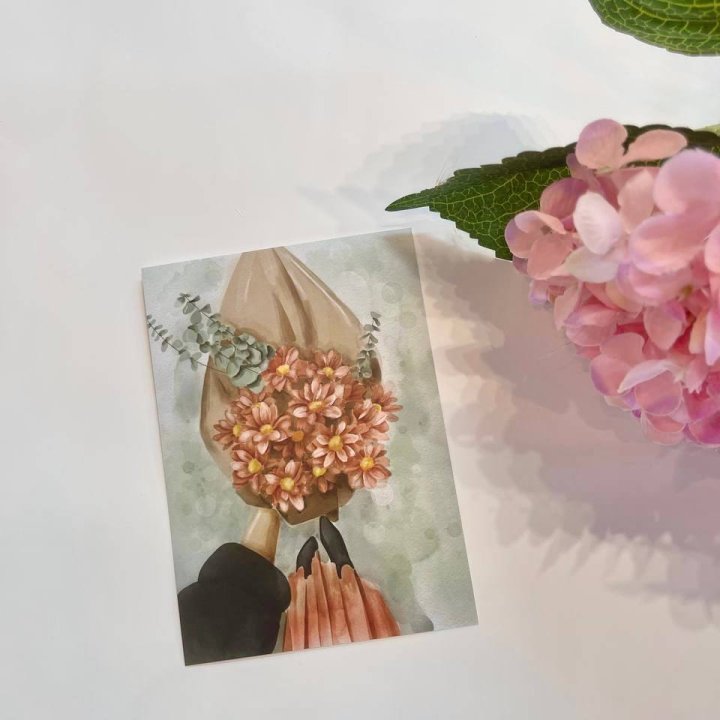 Открытка к букету "Букет" в Нижнем Тагиле