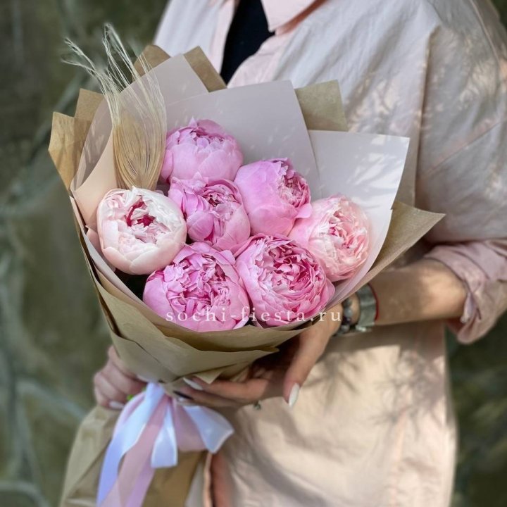 Букет пионов "Венди" в Нижнем Тагиле